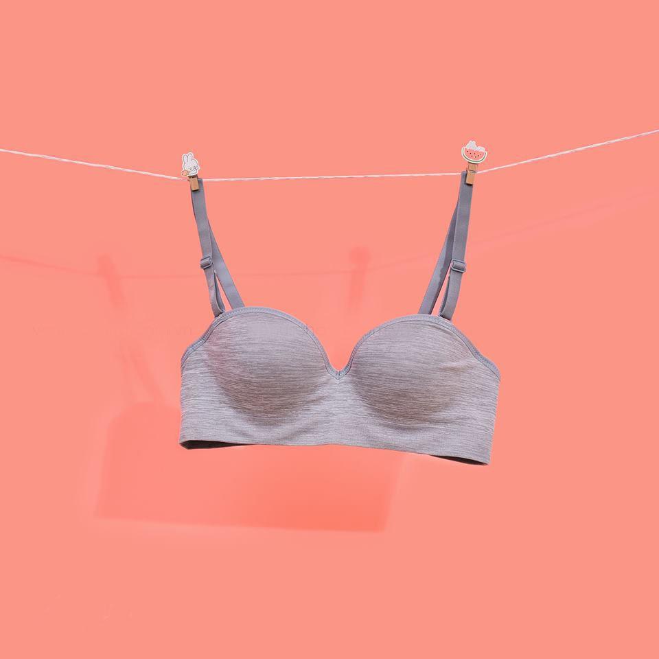 Áo ngực đệm mỏng cotton quả ngang dành cho người ngực vừa và to