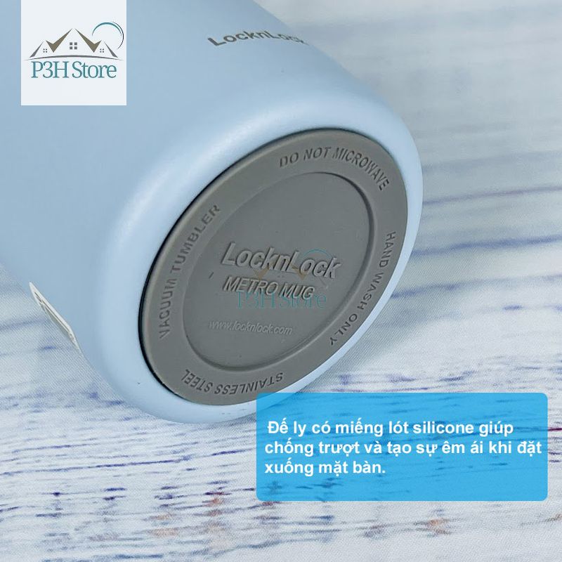 Ly giữ nhiệt Lock&amp;Lock Metro Mug 600ml bằng thép không gỉ ca , cốc LHC4282
