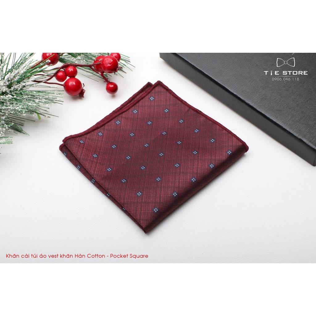 Khăn cài túi áo vest Hàn Quốc