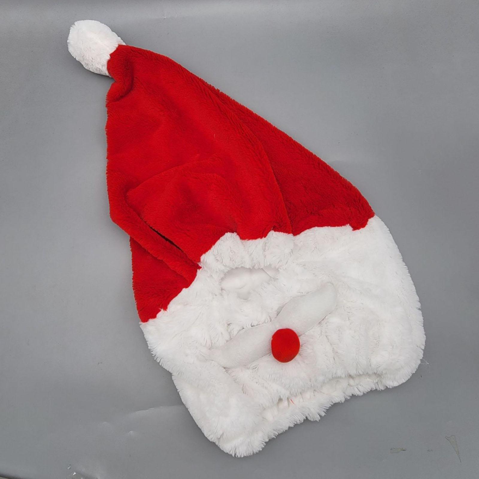 Santa Motorcycle Cover, Funny Cover, Motorcycle Full Face Christmas Hat, Santa Claus Xmas Hat Motorcycle Covers Decoration Accs