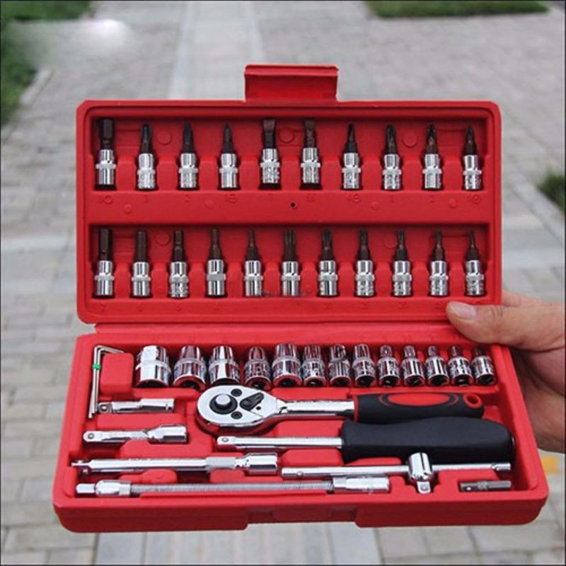 Bộ Tua Vít Cr-V Chuyên Dùng Mở Bu Lông, Ốc Vít Sửa Chữa Ô Tô Xe Máy 46 Chi Tiết