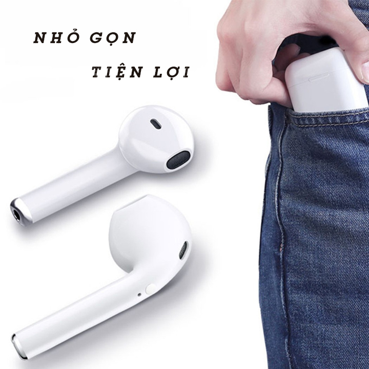 Tai nghe Bluetooth i9S TWS (Pop Up) Auto connect kèm dock sạc cổng Lightning - Hàng nhập khẩu