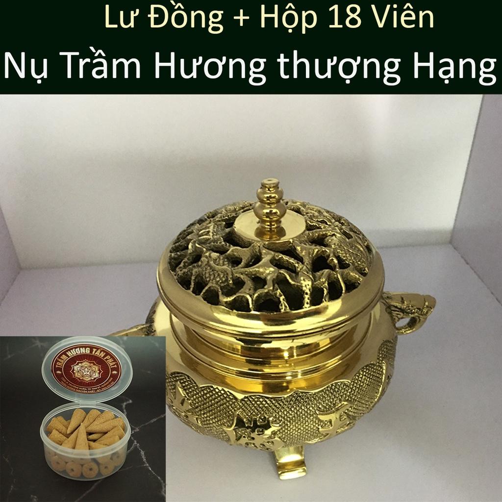 Lư Đồng đốt Trầm Hương - Cực sang