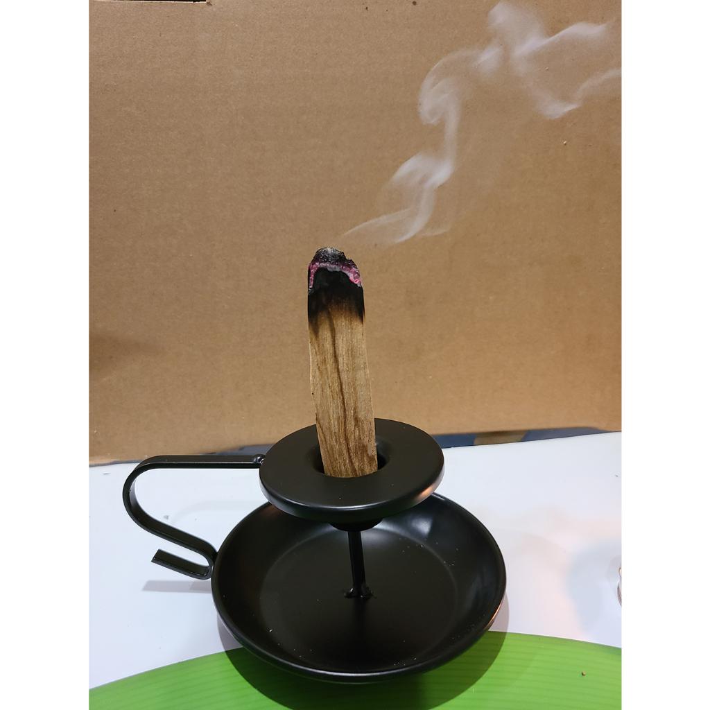 Đĩa đỡ Palo Santo - Gỗ trắc xanh cao cấp