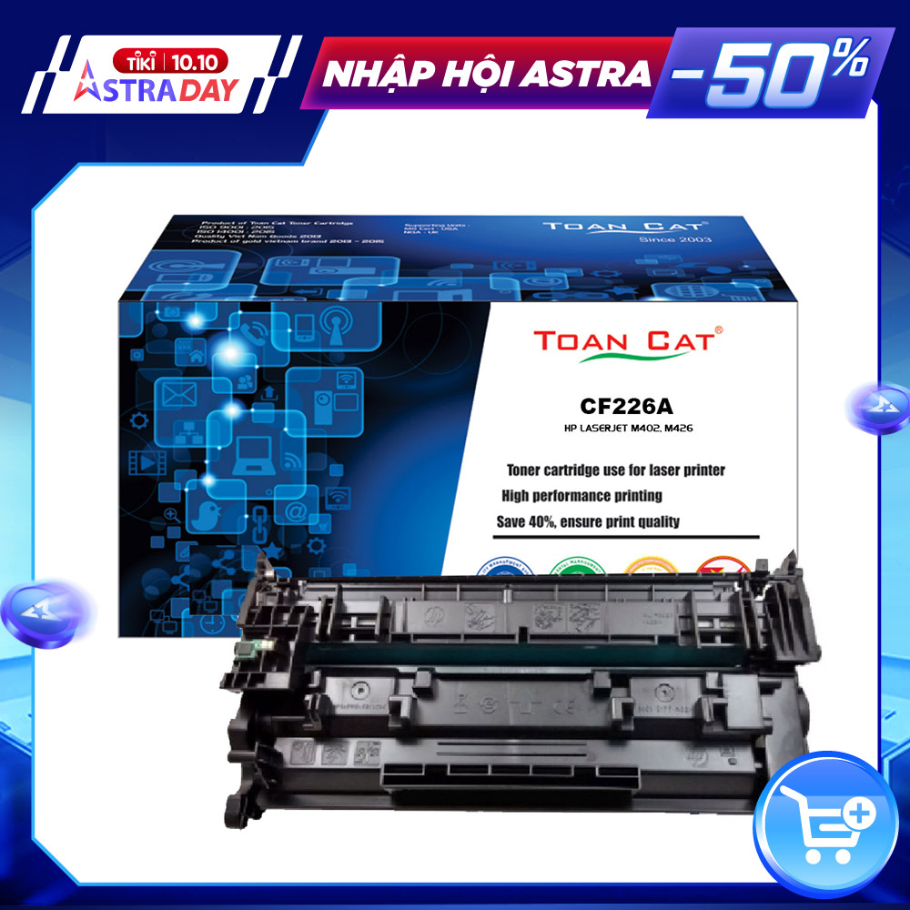 Mực in Toàn Cát - CF226A dùng cho máy HP M402, M426 - HÀNG CHÍNH HÃNG