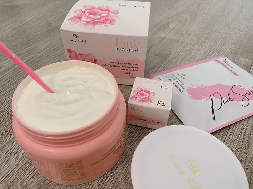 SIÊU PHẨM HÈ KEM DƯỠNG TRẮNG DA CHỐNG NẮNG TOÀN THÂN BODY PINK HẢI ÂU VIỆT