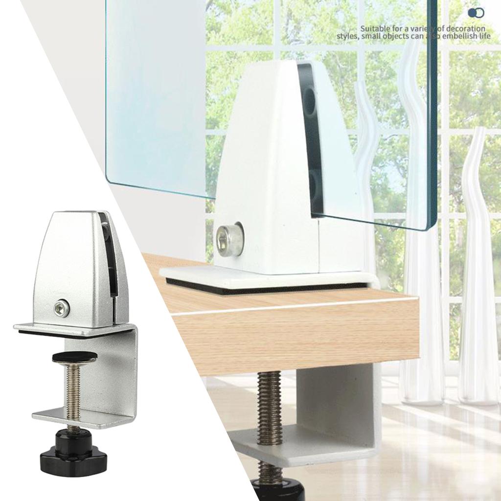 Desk Partition Clamp Office Shelf Bracket Desktop Screen Clip Holder