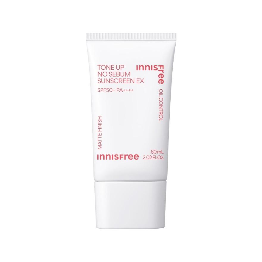 Kem Chống Nắng Innisfree Tone Up No Sebum Sunscreen EX SPF 50+ PA++++ 60ml