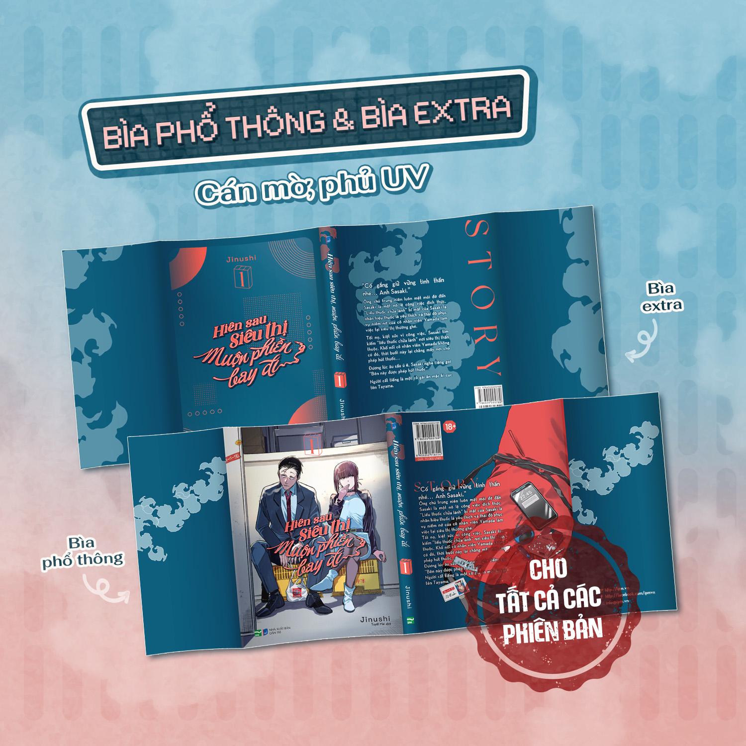 Sách - Hiên Sau Siêu Thị Muộn Phiền Bay Đi - Tập 1 - Bản Đặc Biệt - Tặng Kèm Bìa Extra + Leaflet