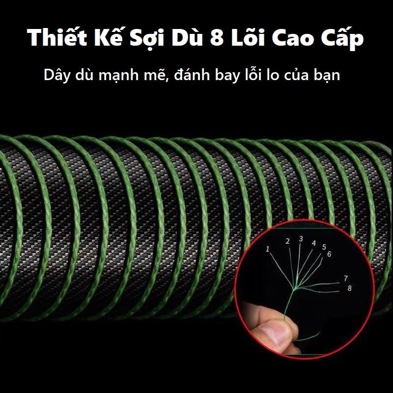 Bộ Thẻo Câu Cá Buộc Sẵn Lưỡi Đôi Câu Đài PKK05 Chất Liệu Dù Cao Cấp Có Huỳnh Quang Phát Sáng - Sanami Fishing store