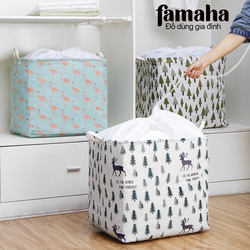 Túi đựng quần áo vải canvas không thấm nước