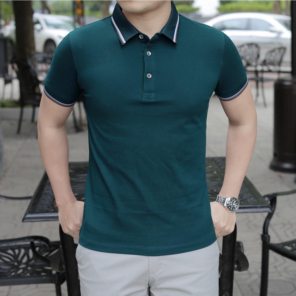 Áo polo nam trơn ZENTOMAN tay ngắn cổ bẻ cotton thun mềm co giãn nhiều màu