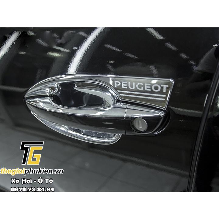 Ốp tay nắm, hõm cửa xe Peugeot 5008 mạ Crom