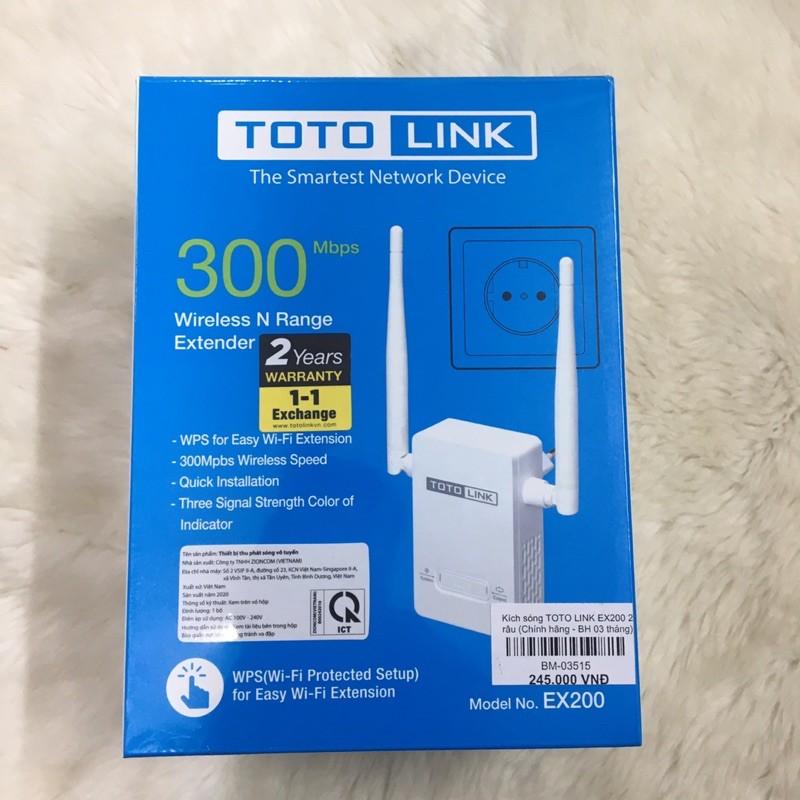 kích sóng totolink EX200,mở rộng wifi - Hàng chính hãng