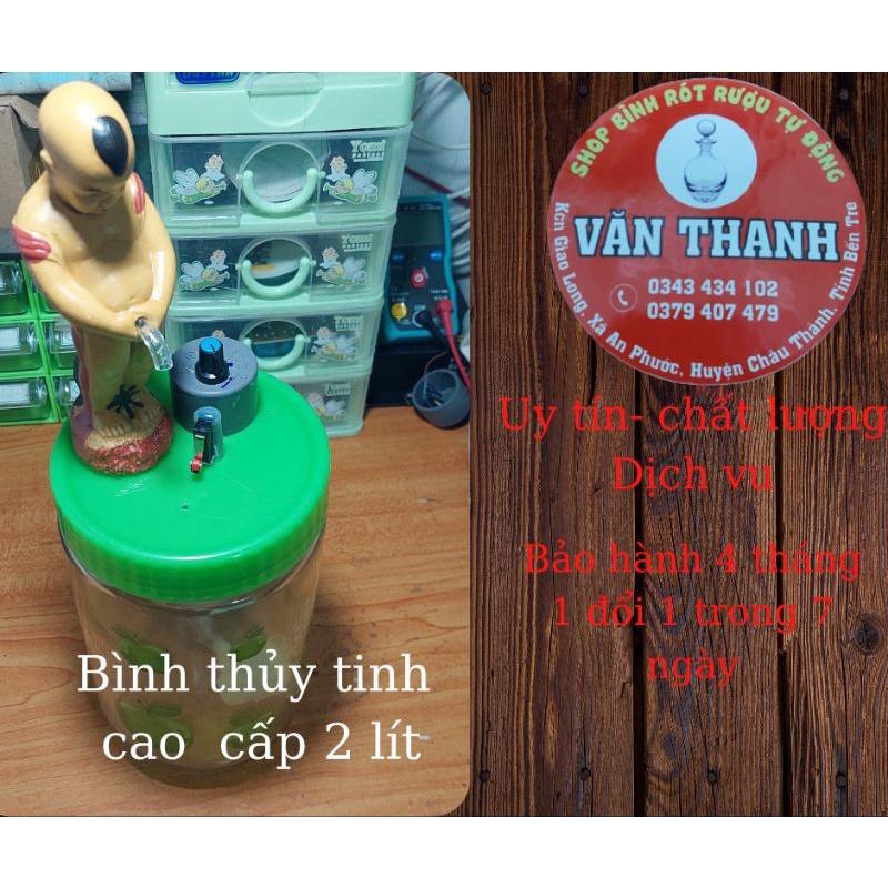 Bình rót rượuu đồng tử thủy tinh