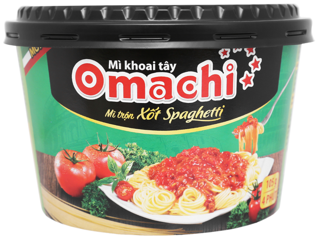 6/6 Thùng 12 hộp mì trộn Omachi xốt Spaghetti 105g