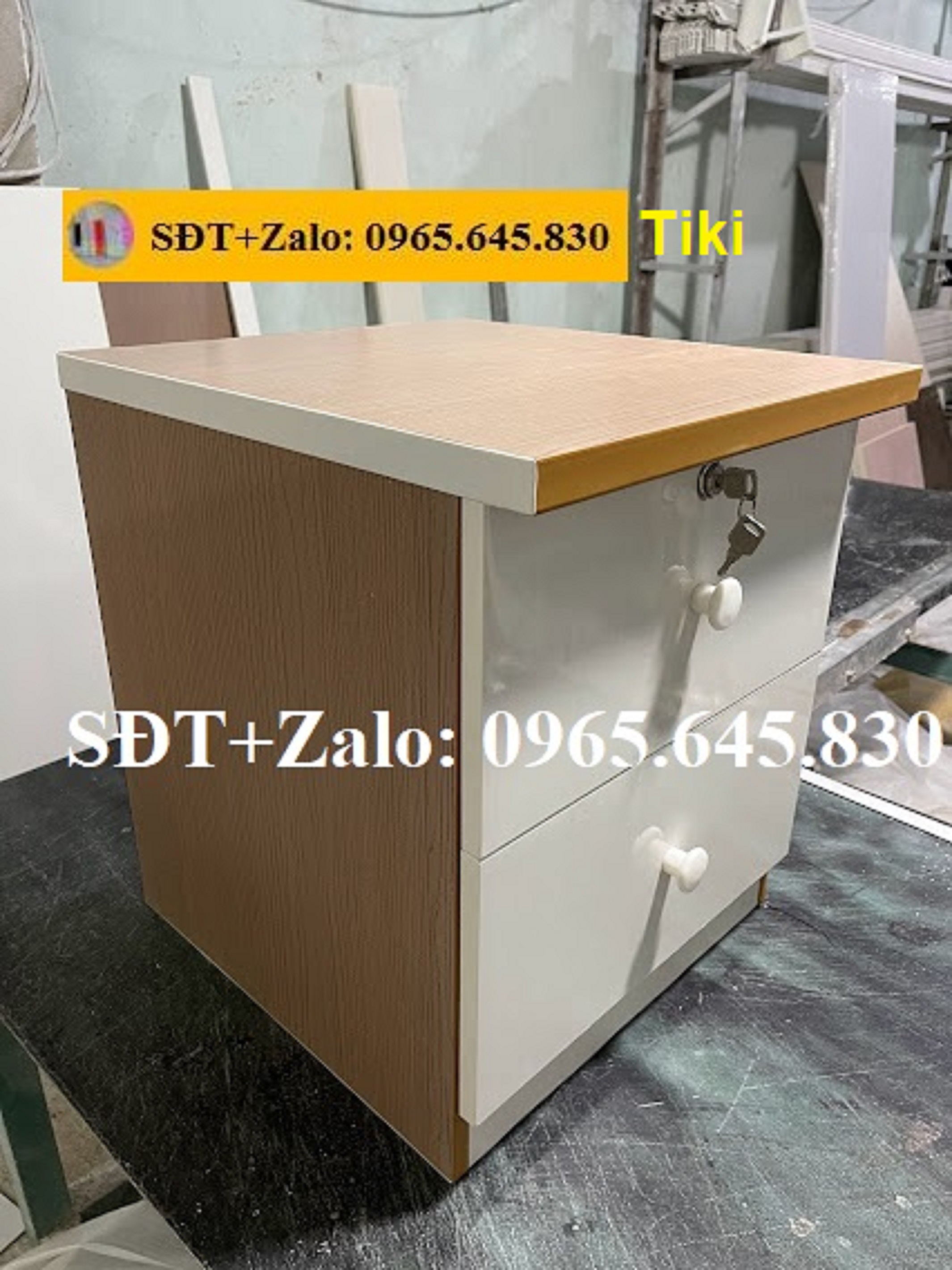 Tủ, Kệ Đầu Giường Nhựa Đài Loan Cao 48cm Ngang 42cm 865