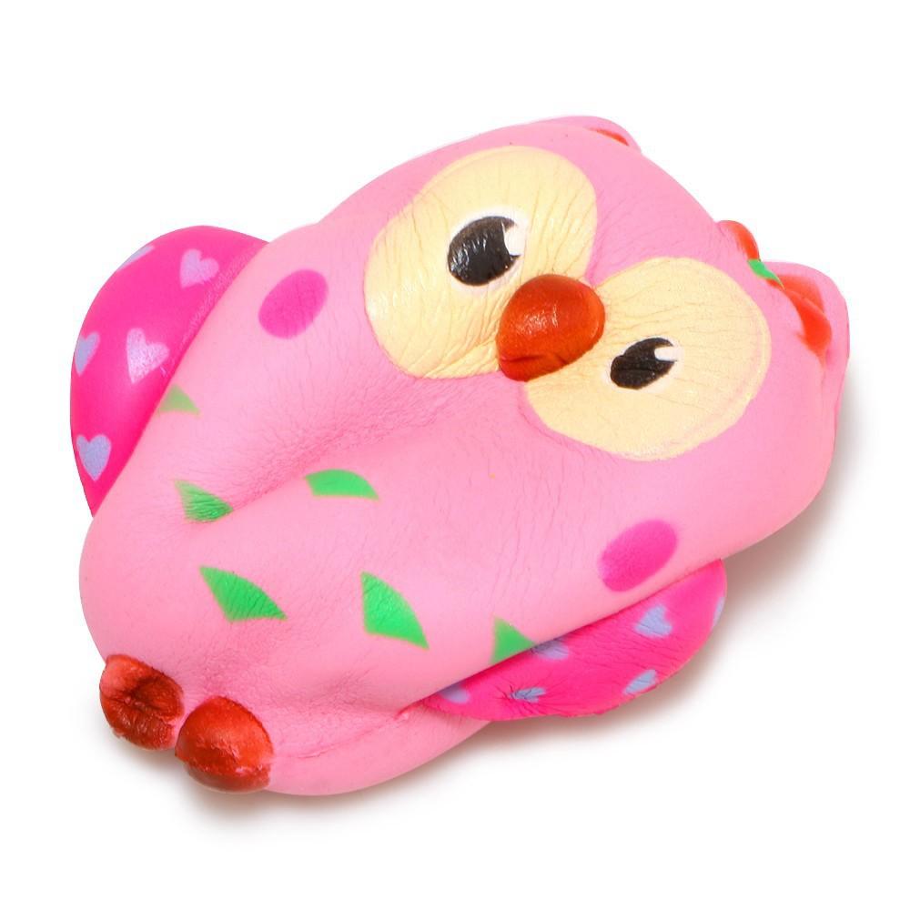 Cute Pink Owl Squishy Slow Rising Cream Toy squishy