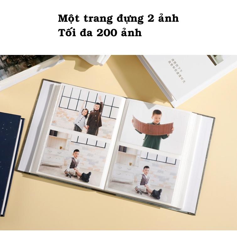 Album ảnh 13x18 đựng 100, 200 ảnh bìa giấy cứng đẹp cute để ảnh cho con, ảnh gia đình, làm quà tặng