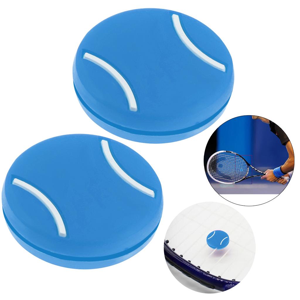 2 Pieces Tennis/Squash Racket Vibration Dampeners Shock Absorber Shockproof Damper