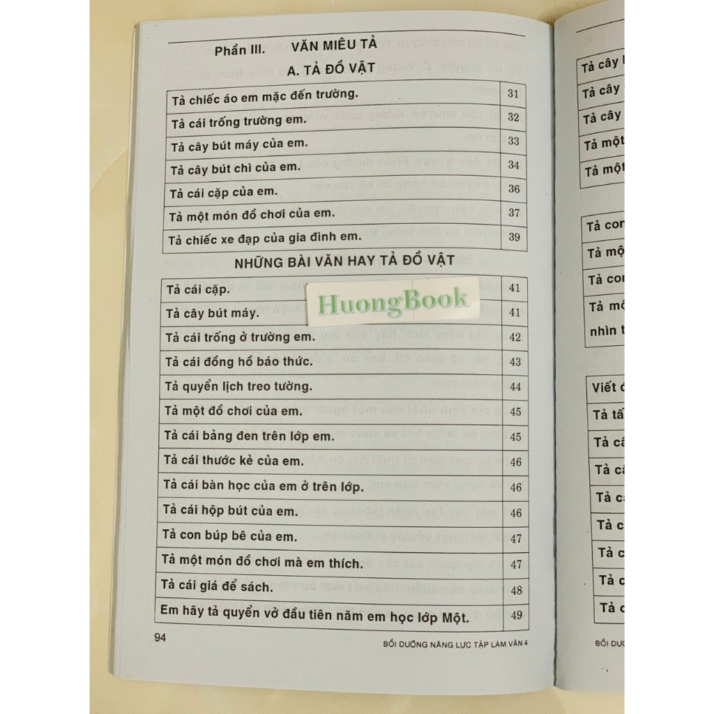 Sách - Bồi dưỡng năng lực Tập Làm Văn 4