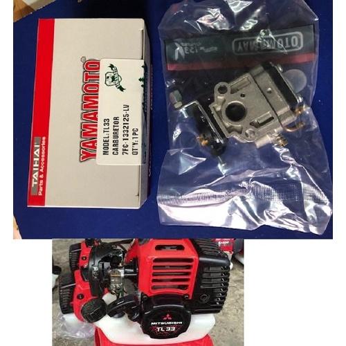 Bình xăng con , chế hòa khí máy cắt cỏ Mitsubishi TL33