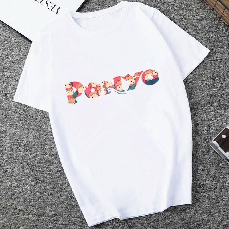 Áo Thun Nữ Ponyo Hayao Miyazaki Nhật Bản