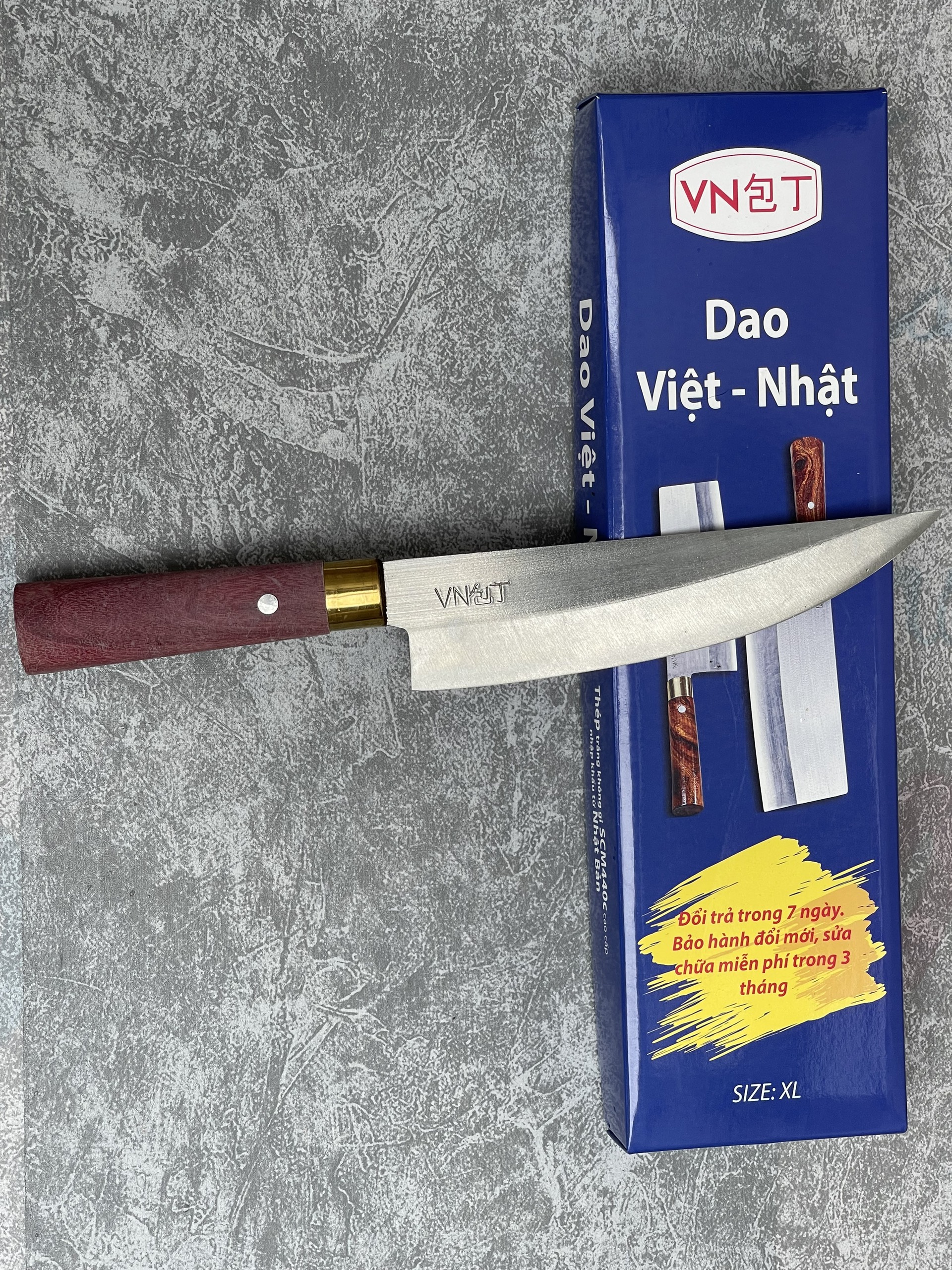 Dao nhà bếp gồm 3 dao chặt xương thái lọc thịt siêu bén