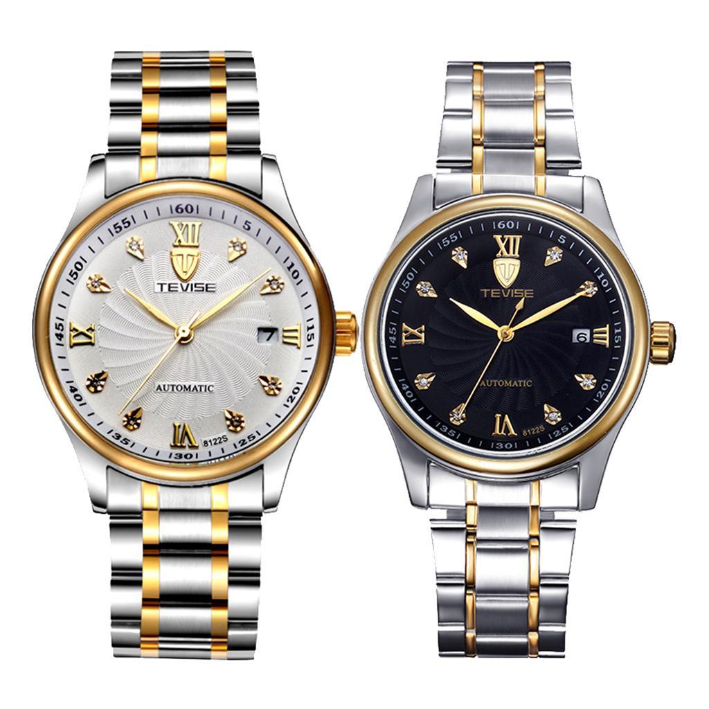 Luxury Men's Automatic Mechanical Business Wristwatch Waterproof Watch