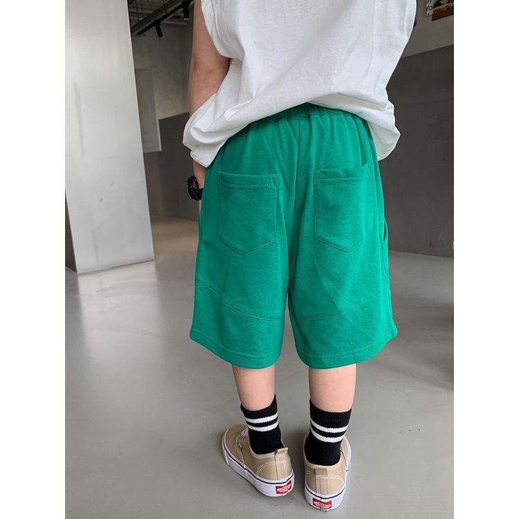 Quần short bé trai, quần đùi soóc thụng cotton size đại phong cách Hàn trẻ em 10-40kg