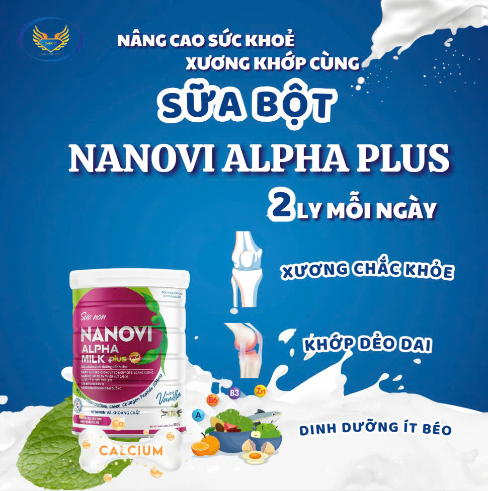 COMBO TIẾT KIỆM 1 hộp sữa non Nanovi Alpha tặng 1 hộp Thực Dưỡng 900g