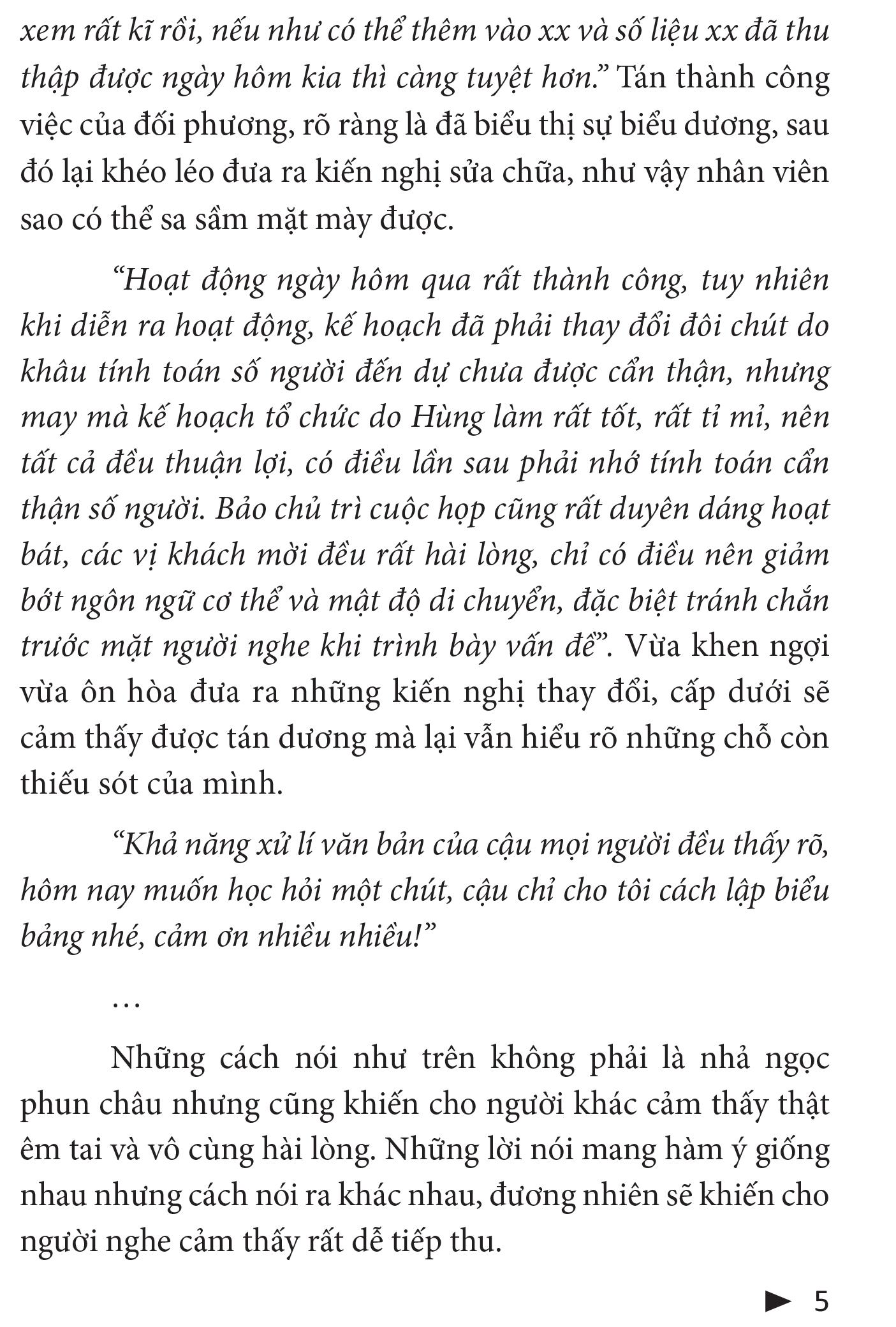 Sức Mạnh Của Sự Khen Ngợi