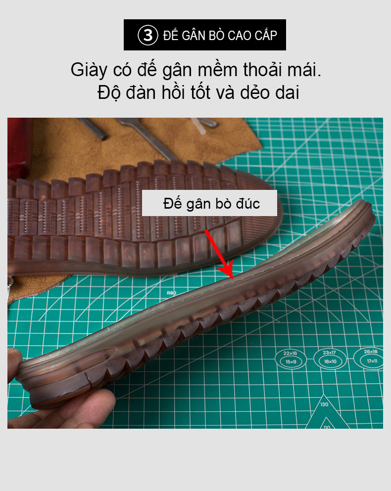 Giày lười da thật, giày gân bò, giày đậu Hà Lan, dày thanh niên trẻ trung giày da thật phong cách Anh Quốc năm 2021 mã T26016