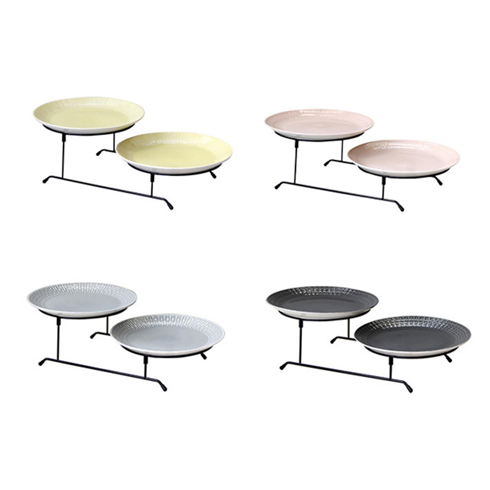 Dessert Cake Stand Jewelry Trinket Tray Cake Serving Tray for Bathroom Kitchen Countertop
