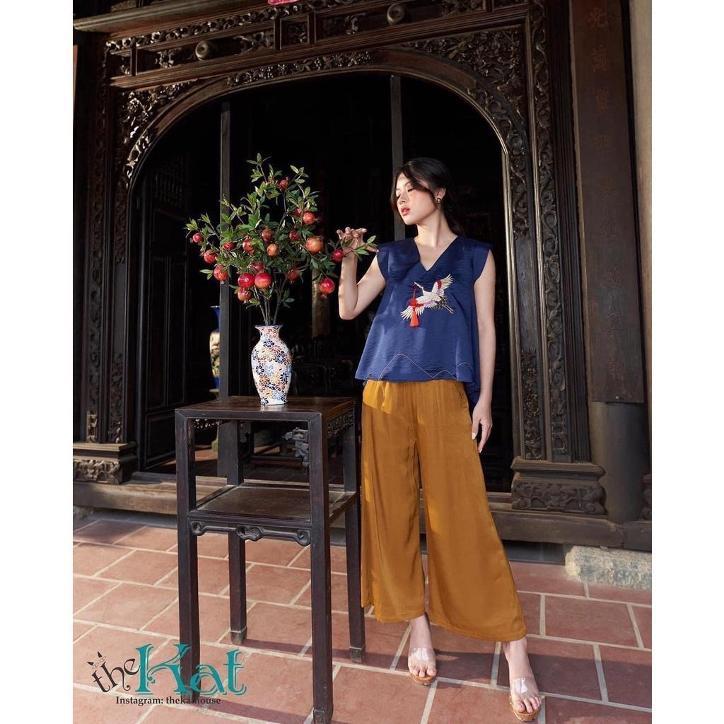 Áo Như Ý The Kat House, kiểu truyền thống, vải thoáng mát, mềm min, không nhăn, dễ phối đồ