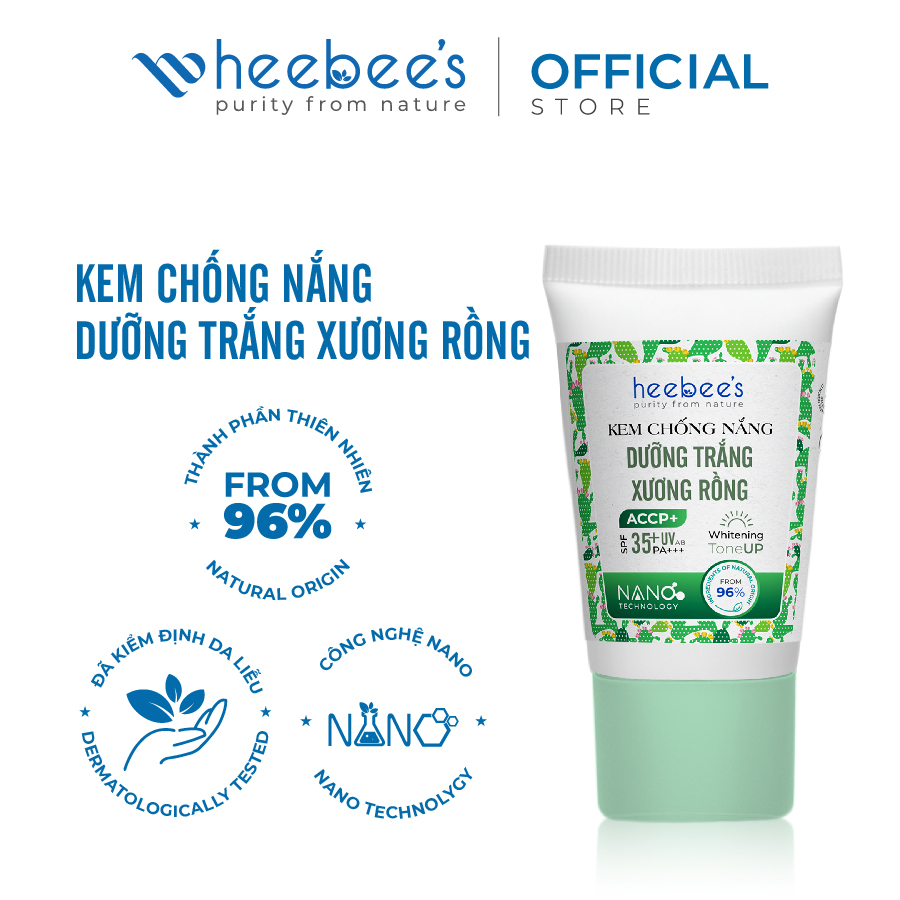 Chống Nắng Dưỡng Trắng Xương Rồng Heebee Việt Nam