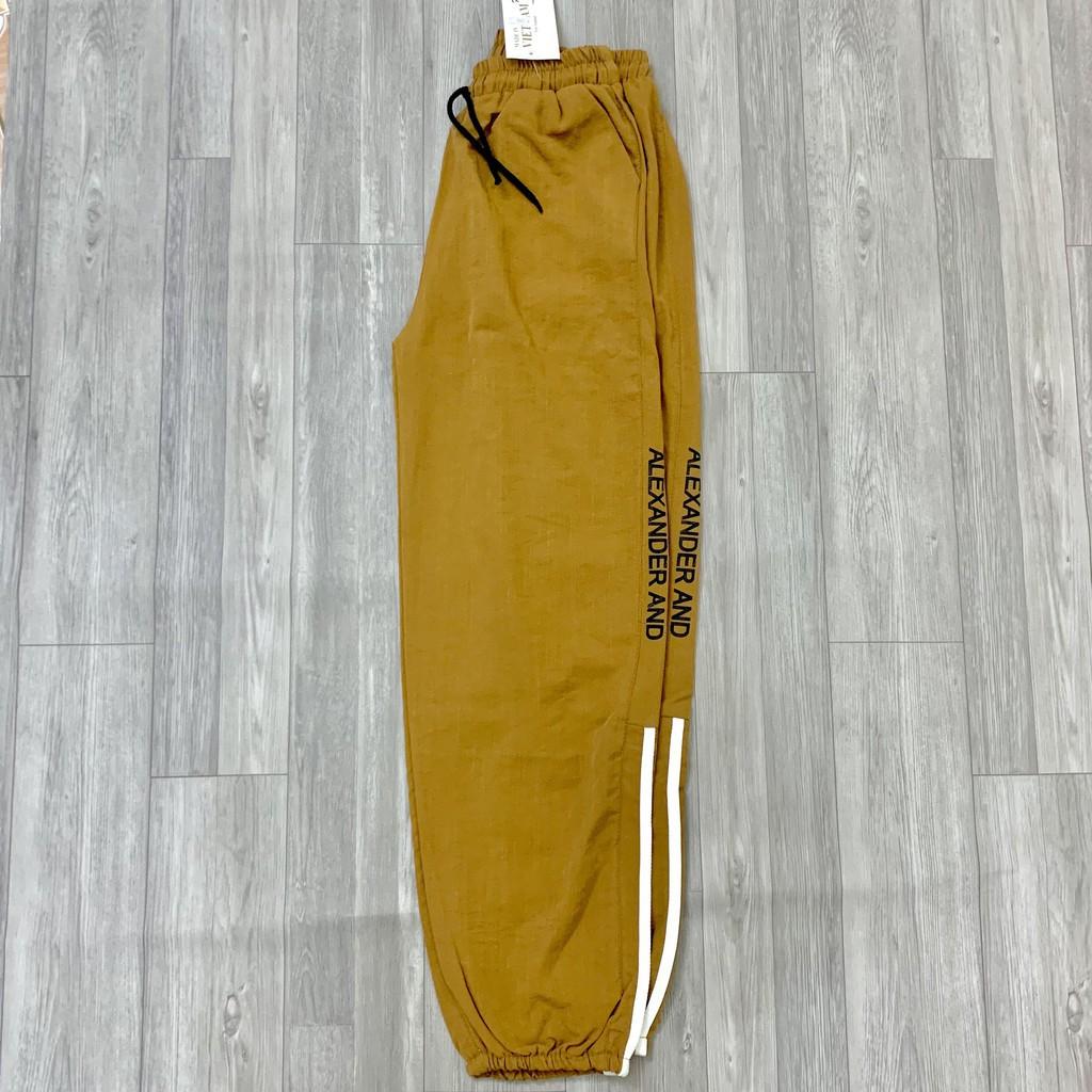 Quần Thể Thao Nữ Jogger Bo Gấu Chất Đũi Xước Đẹp, Đủ Size
