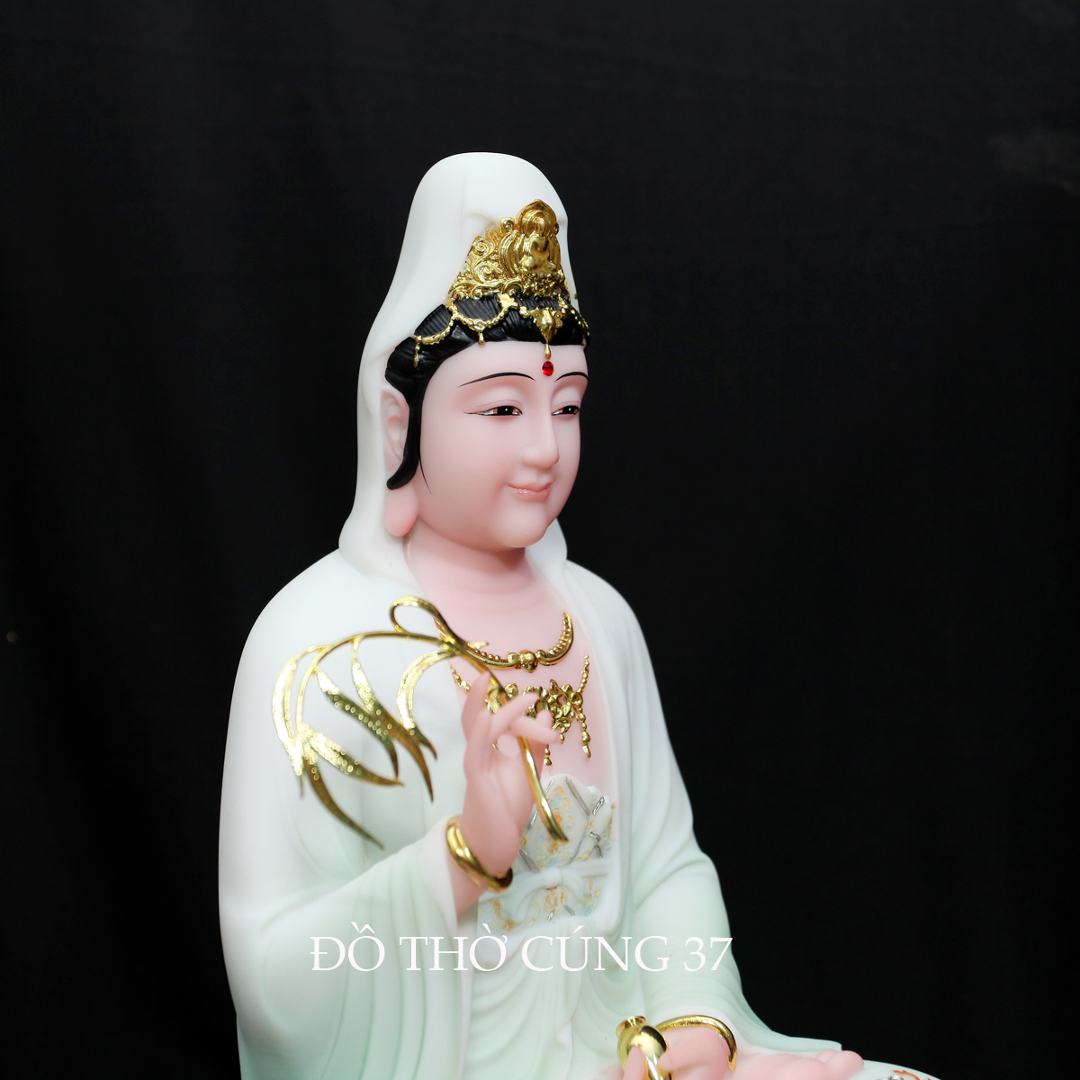 Tượng Quan Âm Bồ Tát - Áo Xanh