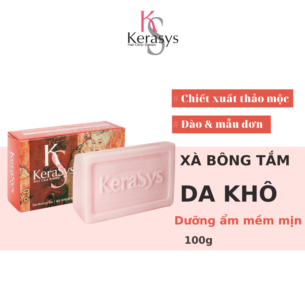 Xà Bông Tắm Kerasys Silk Moisture 100g - Đỏ
