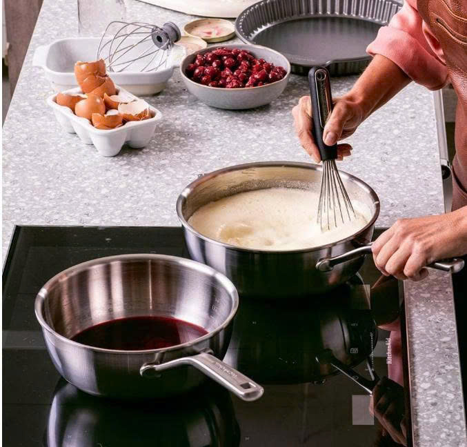 Chảo KitchenAid Multi-Ply Stainless Steel 24cm hàng chính hãng