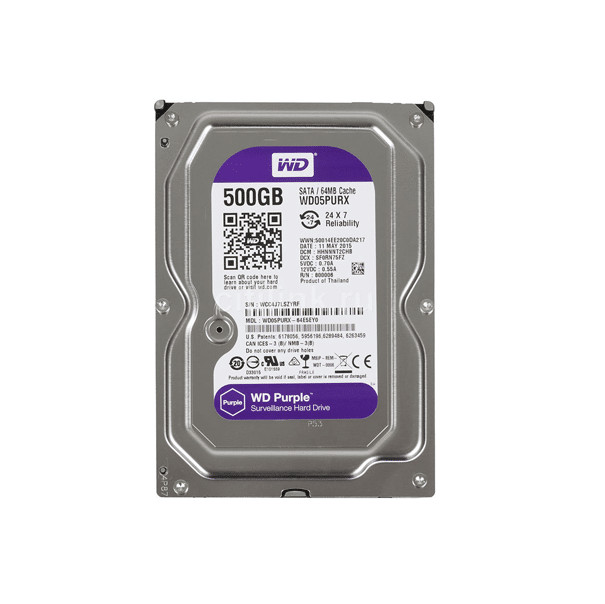 Trọn bộ 4 camrea DS-2CE16D0T-IRP + DS-7104HQHI-K1 + HDD WESTERN 500GB - Hàng Chính Hãng