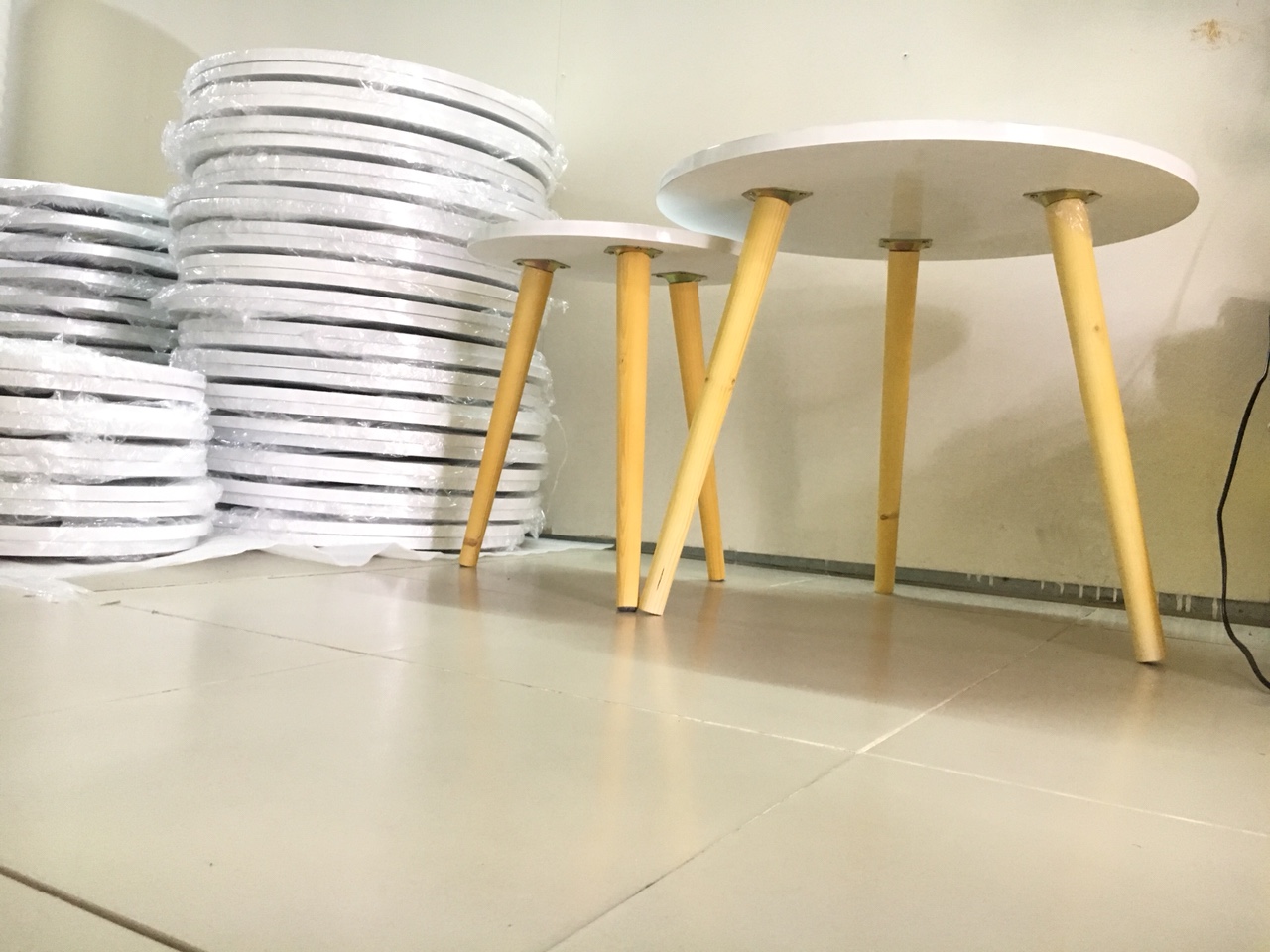 Pk - Cặp bàn tròn sofa 60-40, bàn trà, bàn cafe, coffee, cà phê, bàn salon, sopha