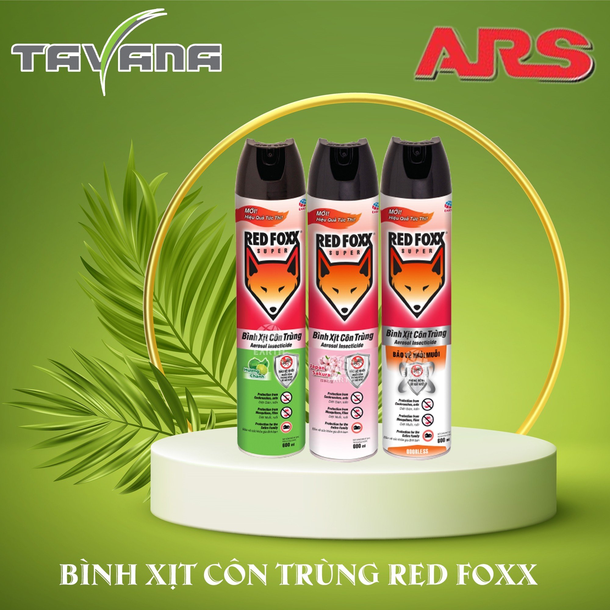 Bình xịt côn trùng RED FOXX (600ml)