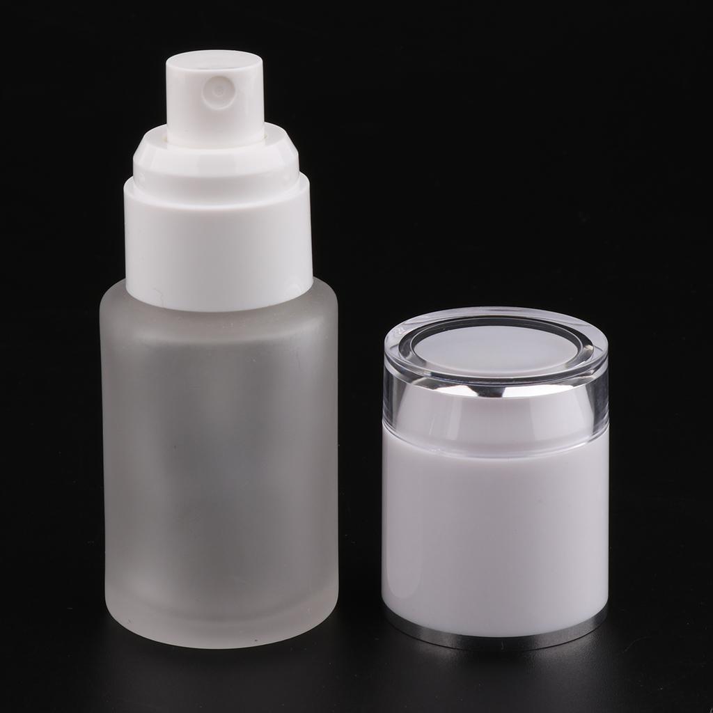 5x Refillable Empty Glass Perfume Spray Bottle Pump Bottle Mist Spray Bottle For