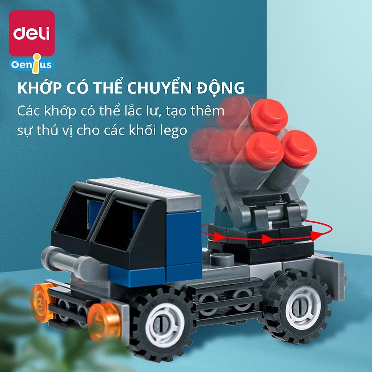 Bộ Đồ Chơi 6 IN 1 Lắp Ghép Xếp Hình Nhiều Chủ Đề Deli - Từ 200 Đến Gần 800 Chi Tiết - Đồ Chơi Giáo Dục Cho Bé Từ 6 Tuổi Phát Triển Tư Duy Nhận Biết Sáng Tạo - 74580 85