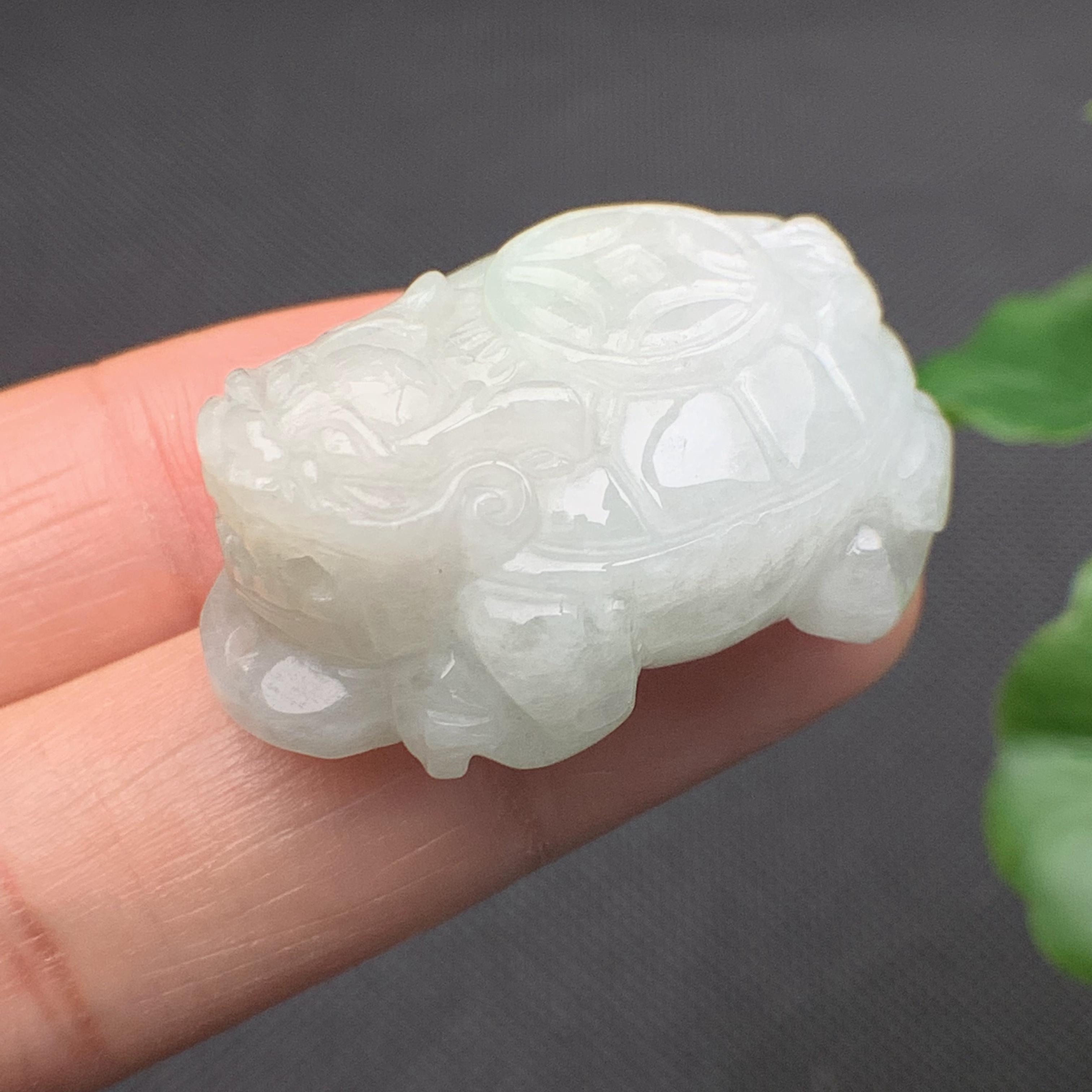 Bách thọ quy long ngọc phỉ thúy tự nhiên Jadeite A