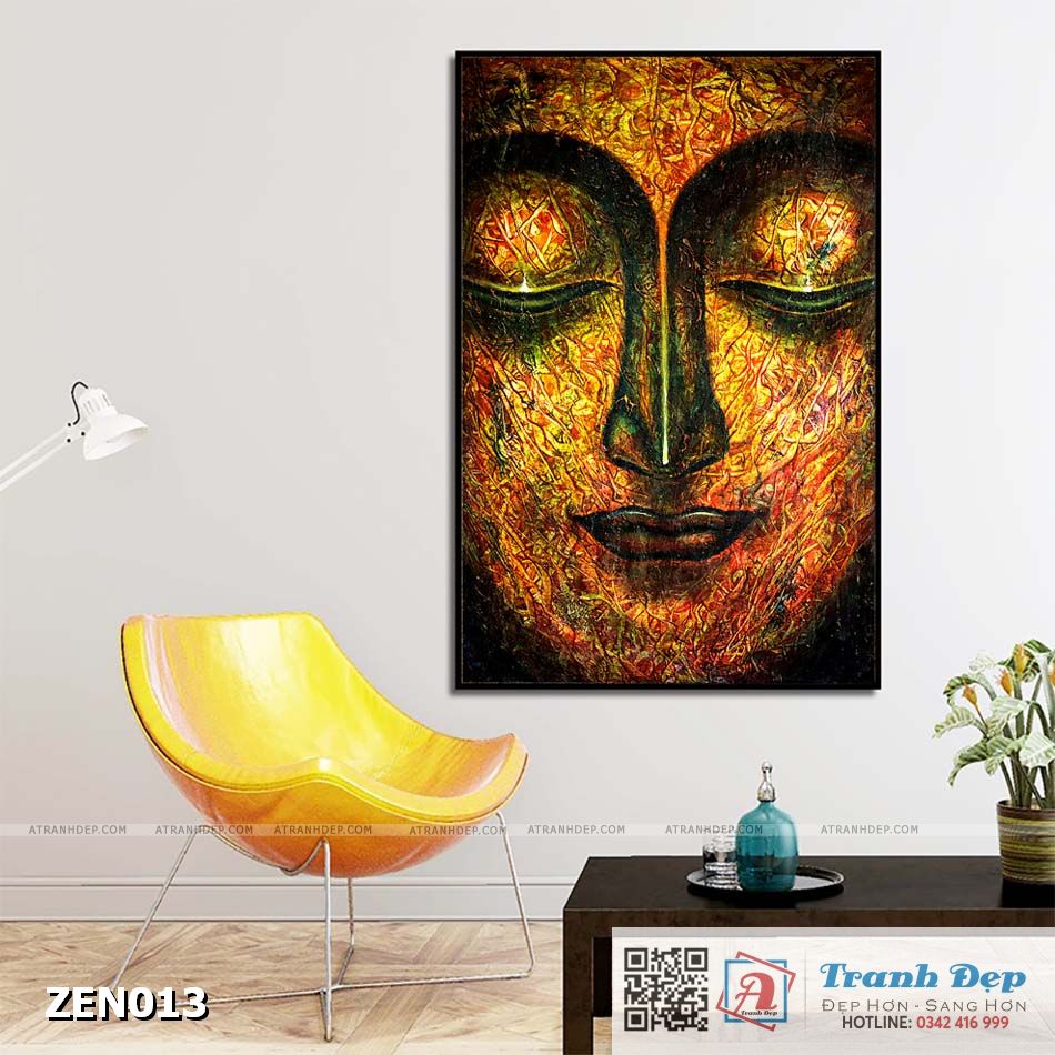 Tranh canvas trang trí cho không gian thiền - ZEN013