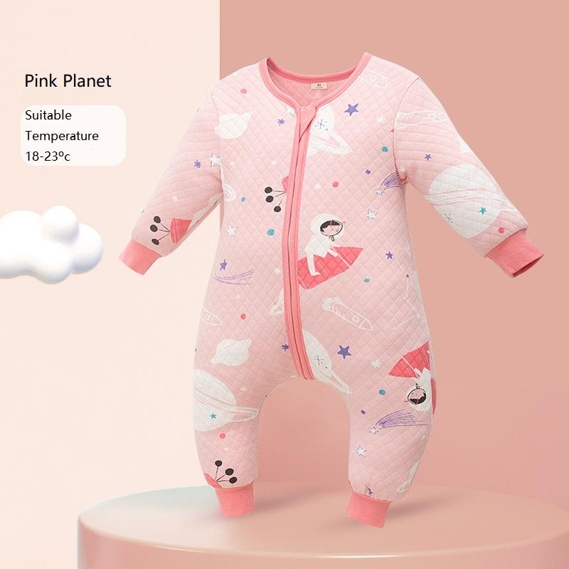 Túi Ngủ Cho Bé Hình Hoạt Hình Infantil Mùa Xuân, Mùa Thu Cho Cotton Cho Bé Giấc Ngủ Bao Trẻ Em Slaapzak Giường Mềm Trẻ Em Bộ Đồ Ngủ Jumpsuit