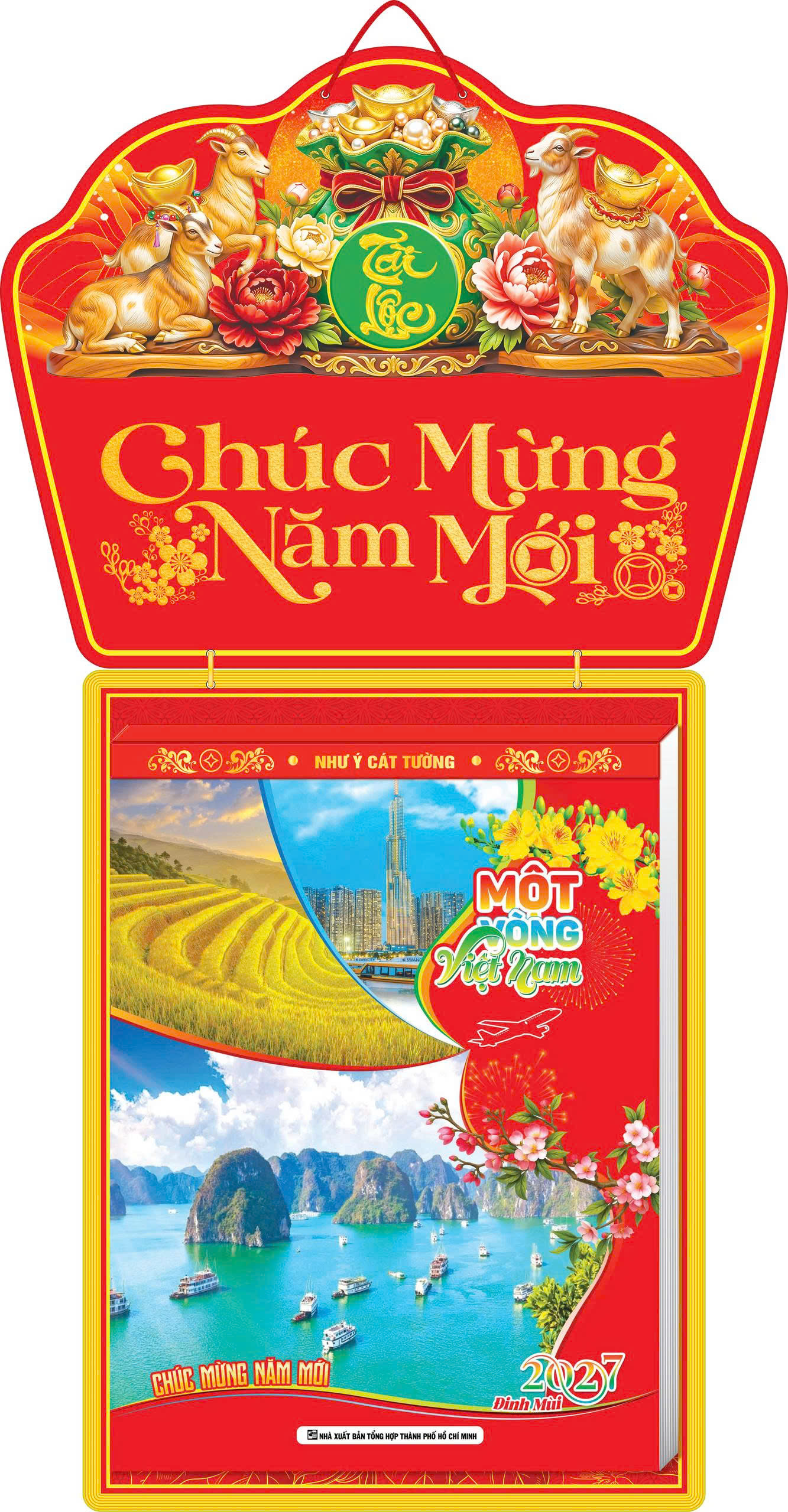Lịch Tết 2027 - Lịch Treo Tường 52 Tuần (Mỗi Tuần Xé 1 tờ)