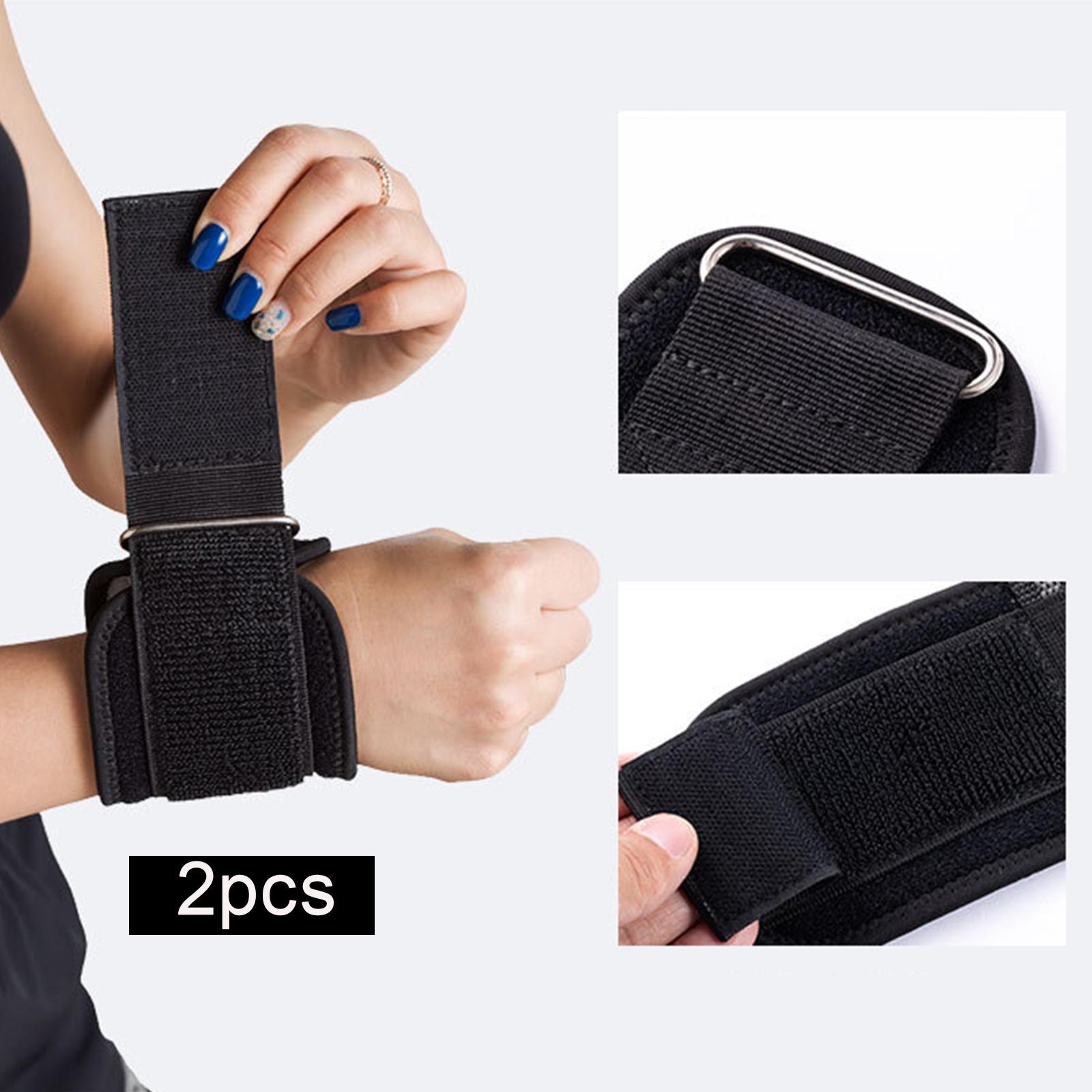 2x Weight Lifting Straps Wrist Support Protective Gear workout